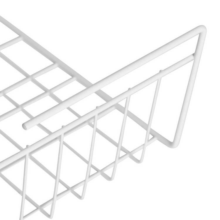Argos Home under shelf basket white 30cm, imported from the UK