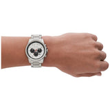 Armani Exchange silver chronograph watch, imported from the UK