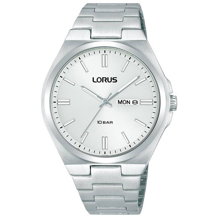 Lorus silver dial watch bracelet 40mm, imported from the UK