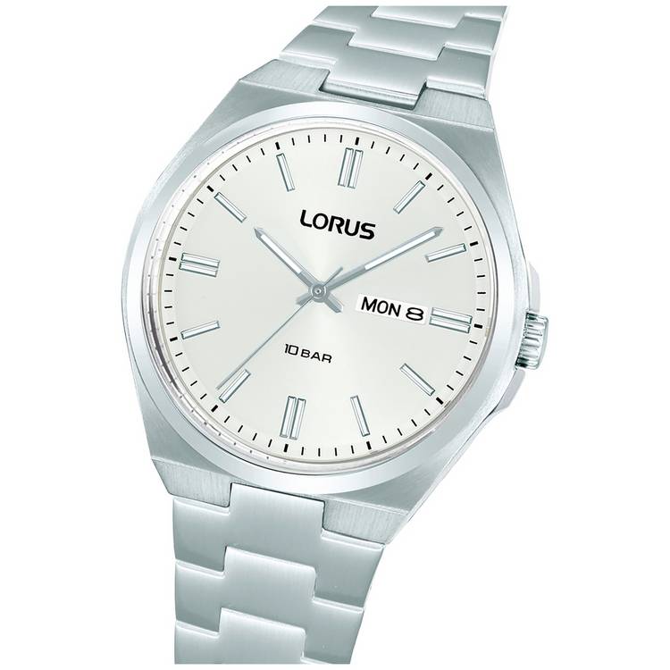 Lorus silver dial watch bracelet 40mm, imported from the UK