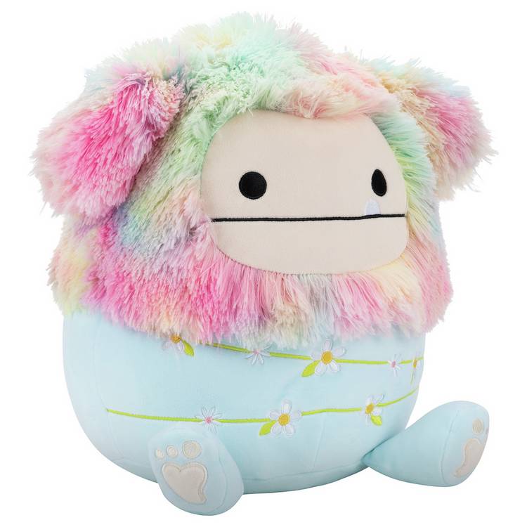 Squishmallows Zozo Rainbow Bigfoot plush 12 inch - British product