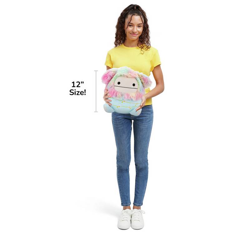 Squishmallows Zozo Rainbow Bigfoot plush 12 inch - British product