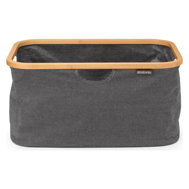 Brabantia foldable laundry basket pepper black 40 litre (British brand)