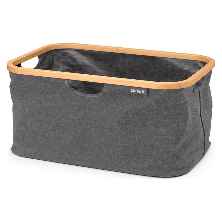 Brabantia foldable laundry basket pepper black 40 litre (British brand)
