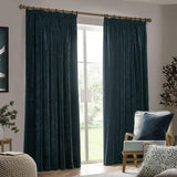 Argos Yard Chenille Pencil Pleat Curtains Navy 117x137cm- Buy online at McGrocer