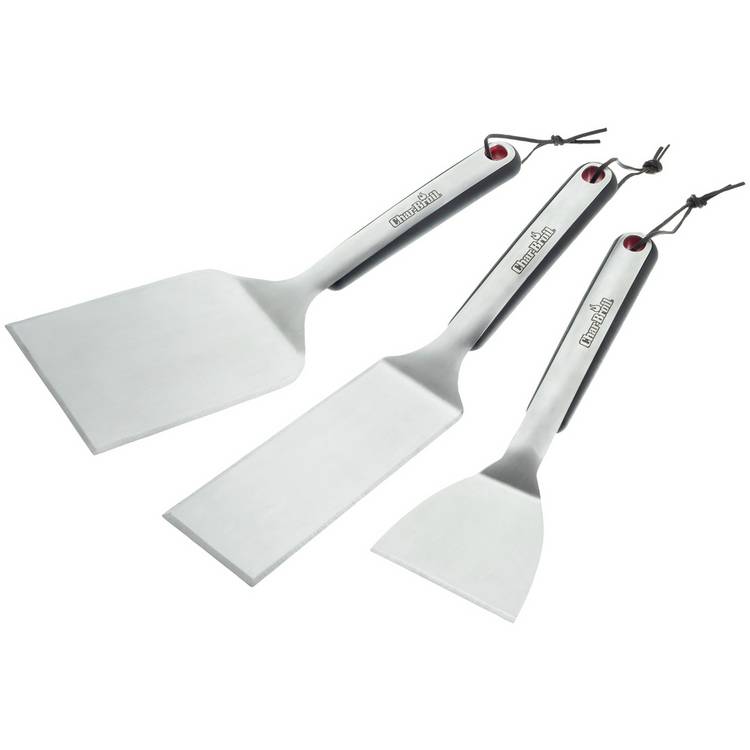 Charbroil griddle starter kit 3-piece stainless steel tools (British brand)
