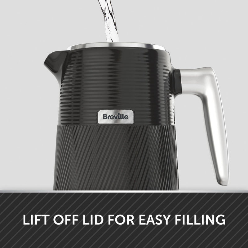 Breville Obliq kettle black 1.7 litre, UK version