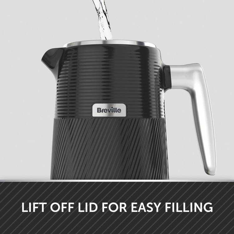 Breville Obliq kettle black 1.7 litre, UK version
