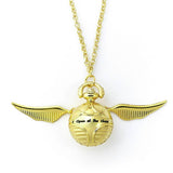 Harry Potter Golden Snitch pendant watch with 25 inch chain - British product
