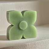 Habitat shaped candle Oak and Geranium 14cm imported from the UK