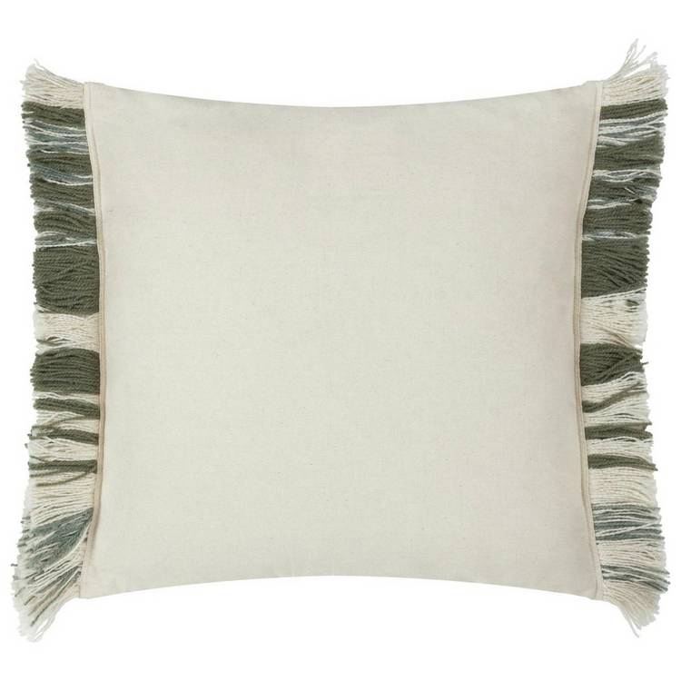 Yard Torode striped cushion sage 45x45cm - British product