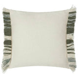 Yard Torode striped cushion sage 45x45cm - British product