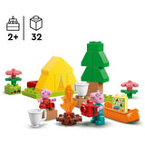 LEGO DUPLO Peppa Pig Camping toddler toy, imported from the UK