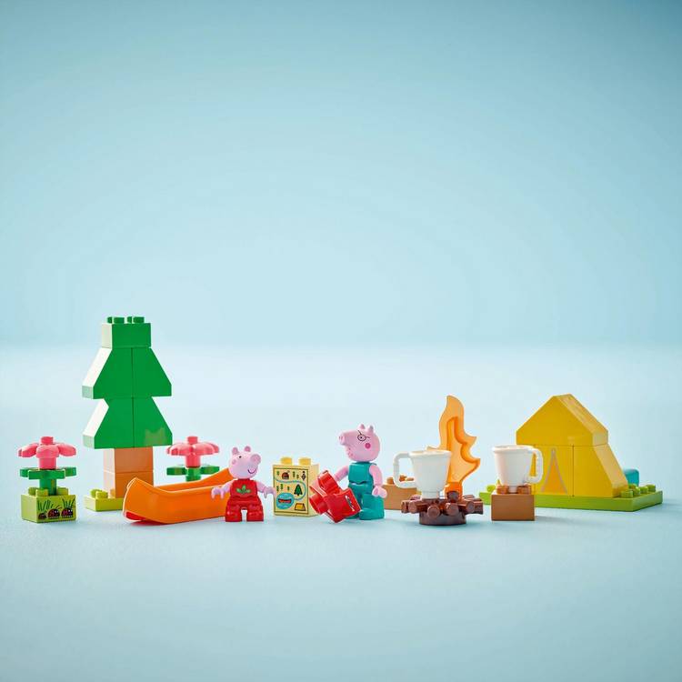 LEGO DUPLO Peppa Pig Camping toddler toy, imported from the UK