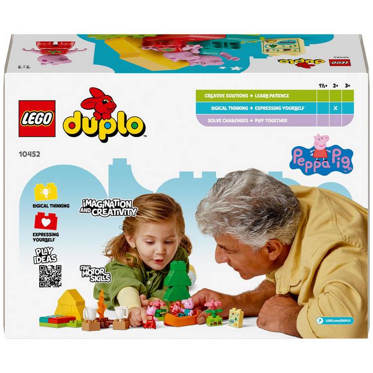 LEGO DUPLO Peppa Pig Camping toddler toy, imported from the UK