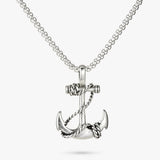 Revere anchor pendant necklace 65cm, UK version
