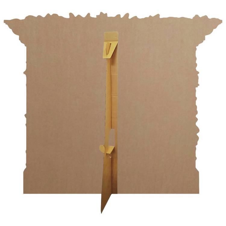 Star Cutouts lifesize Christmas fireplace cutout, imported from the UK