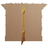 Star Cutouts lifesize Christmas fireplace cutout, imported from the UK