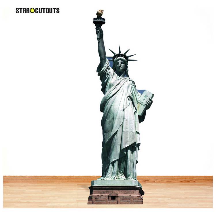 Star Cutouts Statue of Liberty cardboard cutout life-size - British product