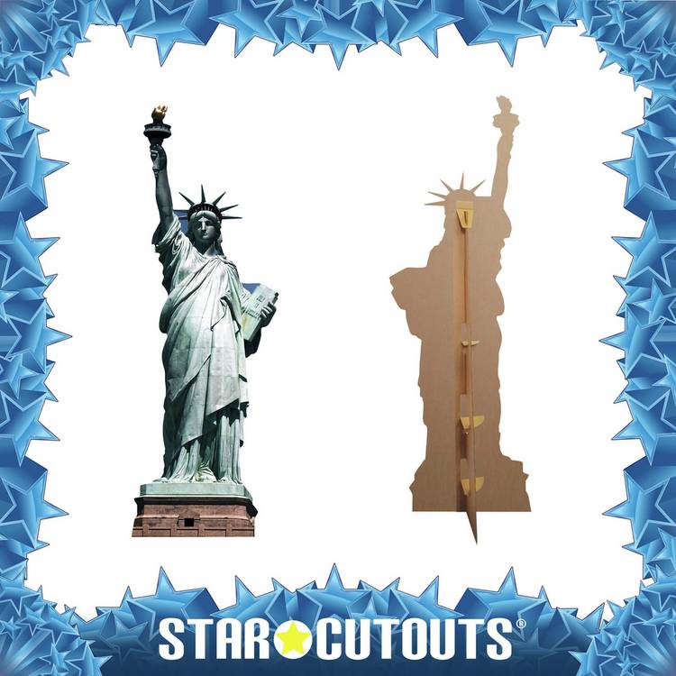 Star Cutouts Statue of Liberty cardboard cutout life-size - British product