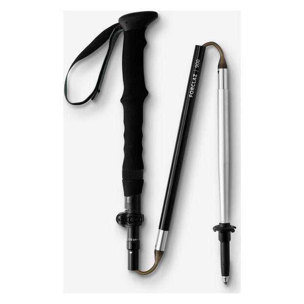 Decathlon ultra compact trekking pole Mt900 black, UK version