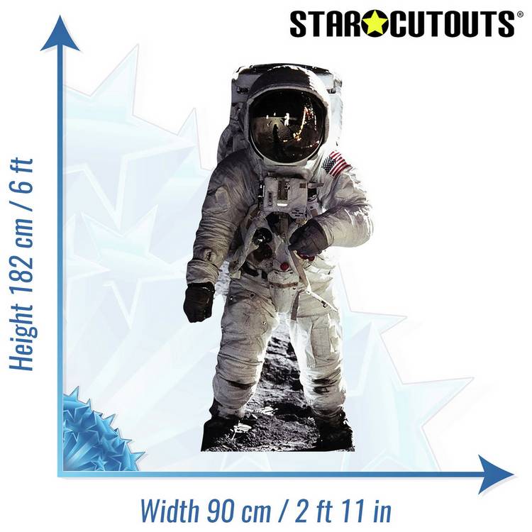 Star Cutouts Buzz Aldrin life-size cardboard cutout - British product