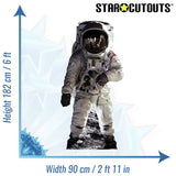 Star Cutouts Buzz Aldrin life-size cardboard cutout - British product