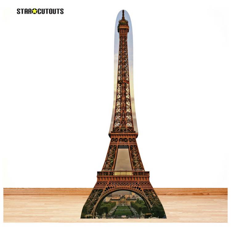 Star Cutouts Eiffel Tower life-size cardboard cutout (British brand)