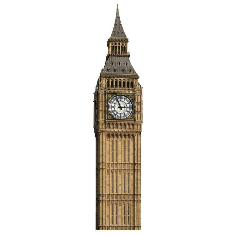 Star Cutouts Big Ben life-size cardboard cutout - British product
