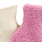 Argos Home 1L hot water bottle pink boucle cover, UK version