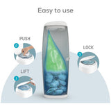 Angelcare XL nappy bin and refill cassette, imported from the UK