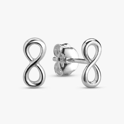 Argos Revere Sterling Silver Infinity Stud Earrings- Buy online at McGrocer