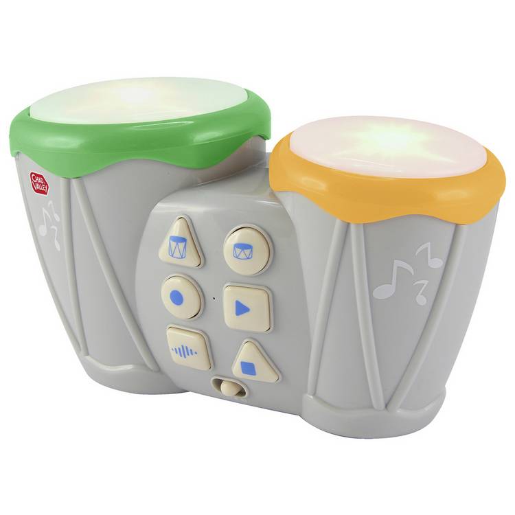 Chad Valley bongo drum musical toy for toddlers - British product