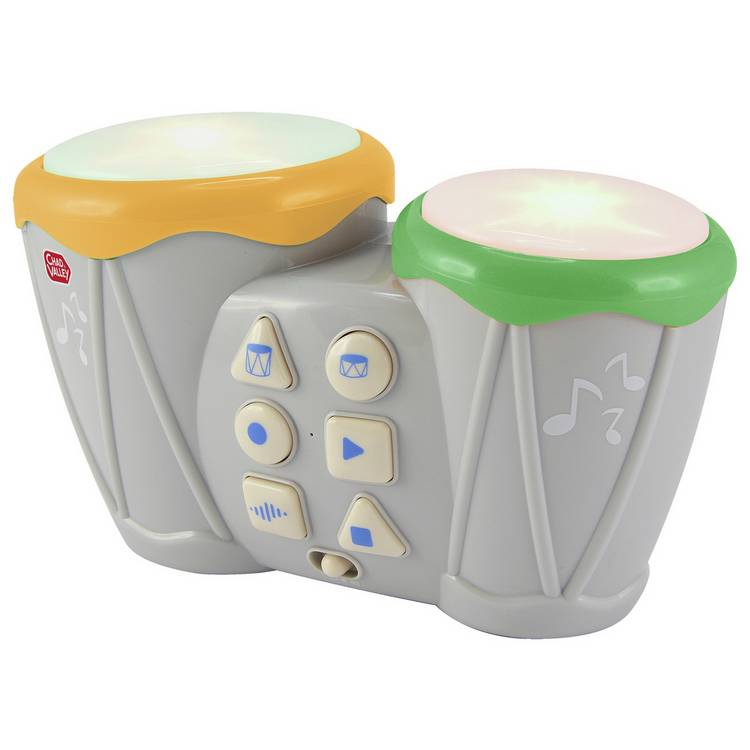 Chad Valley bongo drum musical toy for toddlers - British product