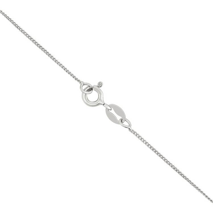 Revere sterling silver heart pendant with cubic zirconia - British product
