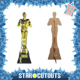 Star Cutouts life-size golden award cutout - British product