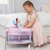 Tiny Treasures folding changing table cot doll accessory (British brand)