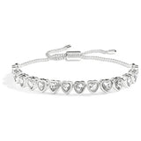 Radley silver plated heart bracelet 24cm (British brand)