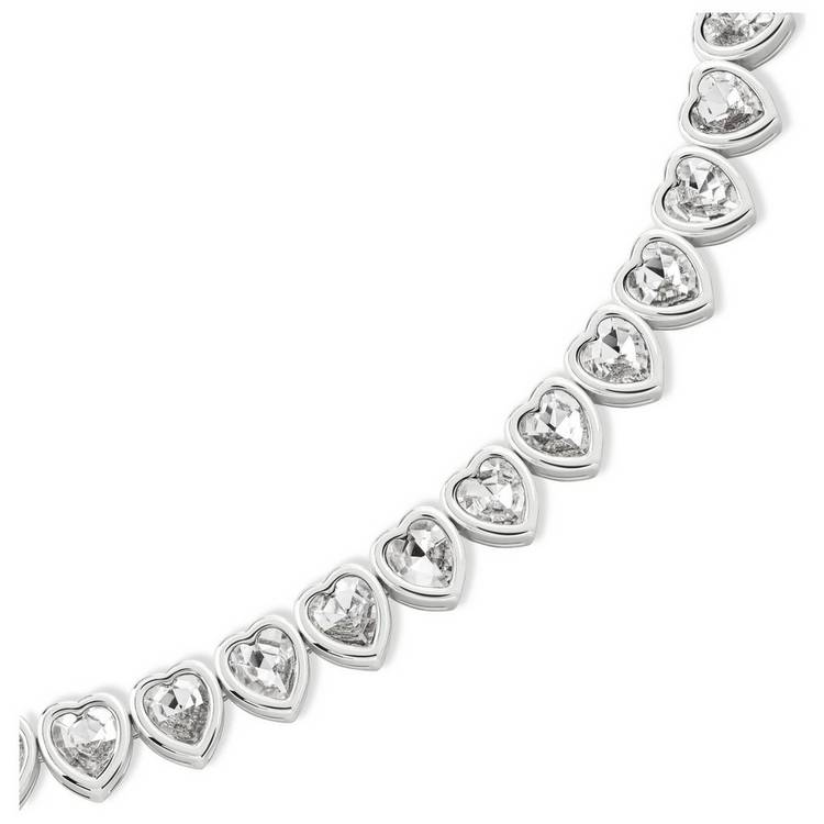 Radley silver plated heart bracelet 24cm (British brand)