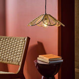 Argos Home rattan petal lampshade 36.5cm, imported from the UK