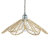 Argos Home rattan petal lampshade 36.5cm, imported from the UK