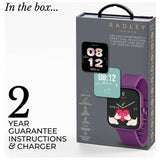 Radley Series 32 smart watch purple silicone strap - British product