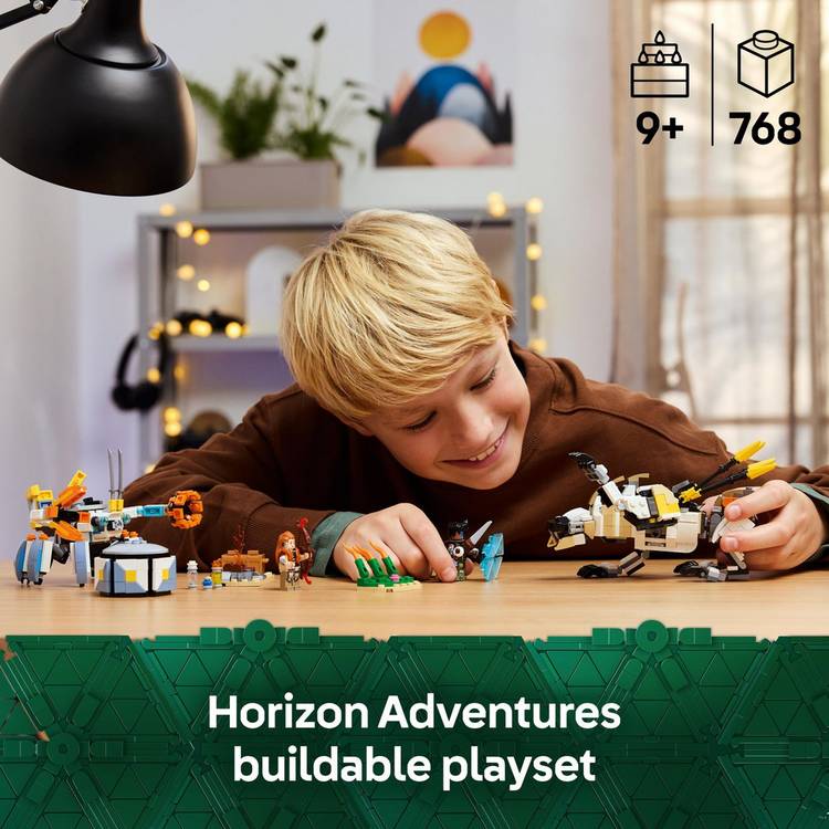 LEGO Horizon Aloy & Varl Shell-Walker & Sawtooth building set - British product