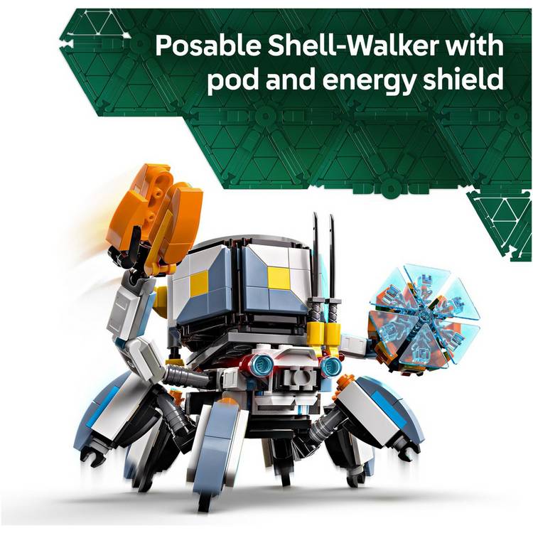 LEGO Horizon Aloy & Varl Shell-Walker & Sawtooth building set - British product