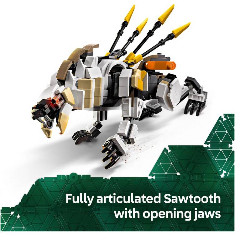 LEGO Horizon Aloy & Varl Shell-Walker & Sawtooth building set - British product