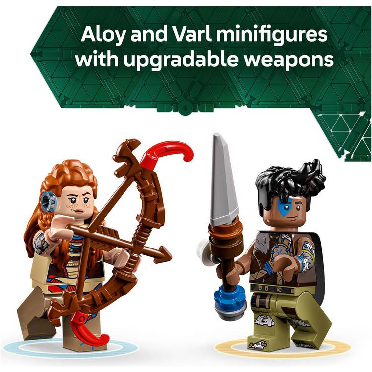 LEGO Horizon Aloy & Varl Shell-Walker & Sawtooth building set - British product