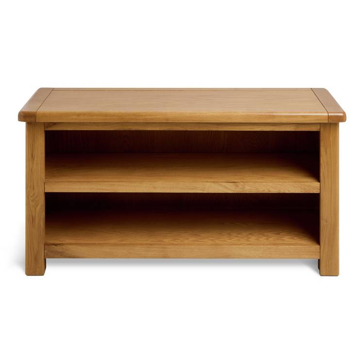 Argos Home Kent Shoe Bench natural oak 100cm (British brand)