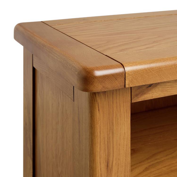 Argos Home Kent Shoe Bench natural oak 100cm (British brand)