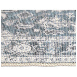 Habitat vintage effect blue flatweave runner 80x150cm (British brand)