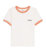 Chloé Kids Contrast-Trim Logo Children's T-Shirt (4-14 Years)
